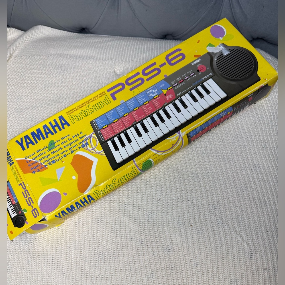 Yamaha PortaSound PSS-6 Electronic Vintage Keyboard Piano Jam Track NEW IN BOX‎